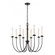 Neville 28'' Wide 8-Light Chandelier - Charcoal Black (91|89708/8)