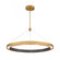 Fagan 33.5'' Wide Integrated LED Pendant - Brushed Brass with Forged Iron (91|70318/LED)