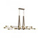Sabine 72'' Wide 14-Light Linear Chandelier - Pecan with Brushed Gold (91|69327/14)