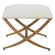 Uttermost Expedition White Fabric Small Bench (85|23751)