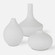 Uttermost Apothecary Satin White Vases Set/3 (85|18072)