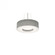 Montclair 12'' Med Base Pendant - BK w/ GY (1|MCP1214MBBK-GY)