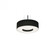 Montclair 12'' Med Base Pendant - BK w/ BK (1|MCP1214MBBK-BK)