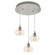 Laney 3 Light Round Pendant MB 120V,SN (1|LNYP07MBSNRND3)