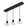 Laney 3 Light Linear Pendant MB 120V,BK (1|LNYP07MBBKLNR3)