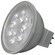4.5 Watt MR16 LED; Silver Finish; 4000K; GU5.3 Base; 360 Lumens; 12 Volt (27|S11394)