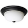 2 Light; 13 Inch; Flush Mount; Matte Black Finish; Opal Glass (81|60/128)