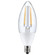 5 Watt B11; Dusk to Dawn LED Filament; 5000K; Candelabra Base; 120 Volt; 90 CRI; With Photocell (27|S11478)