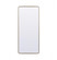 Soft Corner Metal Rectangle Mirror 32x72 Inch in Brass (758|MR803272BR)