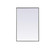Metal Frame Rectangle Mirror 24x36 Inch in Silver (758|MR42436S)