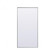 Metal Frame Rectangle Full Length Mirror 30x60 Inch in Silver (758|MR4FL3060S)