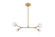 Zayne 4 Light Pendant in Gold (758|3508D30G)