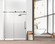 Frameless shower door 60 x 76 Matte Black (758|SD101-6076MBK)