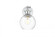 Kai 1 light Chrome and Clear Bath Sconce (758|LD7325W6CH)