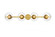 Rogelio 4 light Brass and Clear Bath Sconce (758|LD7320W37BRA)