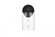Mayson 1 light Black and Clear Bath Sconce (758|LD7315W5BLK)