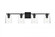 Kacey 4 light Black and Clear Bath Sconce (758|LD7310W33BLK)