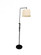 Crown Point Adjustable Downbridge Floor Lamp (34|CR700-BLK)