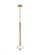 Kelly Wearstler Laurel 1-light dimmable LED grande pendant with natural brass finish (7355|KWPD21327CNB)