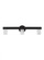 Kelly Wearstler Esfera 3-light dimmable LED medium bath vanity with nightshade black finish (7355|KWBA27527B)