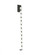 Sean Lavin Collier 1-light dimmable LED wall sconce with dark bronze finish and crystal shade (7355|700WSCLR40BZ-LED927)