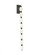 Sean Lavin Collier 1-light dimmable LED wall sconce with dark bronze finish and crystal shade (7355|700WSCLR28BZ-LED930)