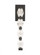 Sean Lavin Collier 1-light dimmable LED wall sconce with dark bronze finish and crystal shade (7355|700WSCLR15BZ-LED927)