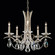 Vesca 5 Light 120V Chandelier in Black with Radiance Crystal (168|VA8355N-51R)