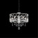 Bella Rose 5 Light 120V Chandelier in Ferro Black with Clear Radiance Crystal (168|TC1018N-59R)