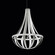 Crystal Empire LED 45IN 3000K 120V Pendant in Chinook with Radiance Crystal (168|SCE130DN-LC1R)