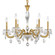 San Marco 6 Light 120V Chandelier in French Gold with Clear Radiance Crystal (168|S8606N-26R)
