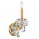 San Marco 1 Light 120V Chandelier in Heirloom Bronze with Clear Radiance Crystal (168|S8601N-76R)