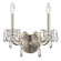 Napoli 2 Light 120V Wall Sconce in Antique Silver with Clear Radiance Crystal (168|S7602N-48R)