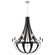 Crystal Empire 10 Light 120V Chandelier in Grizzly Black with Radiance Crystal (168|CY1010N-LB1R)