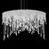 Chantant 8 Light 120V Linear Pendant in Polished Stainless Steel with Clear Radiance Crystal (168|CH4812N-401R)