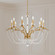 Priscilla 10 Light 120V Chandelier in Antique Silver with Clear Optic Crystal (168|BC7110N-48O)