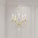 Priscilla 5 Light 120V Chandelier in Black with Clear Optic Crystal (168|BC7105N-51O)