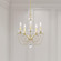 Priscilla 5 Light 120V Chandelier in White with Optic Crystal (168|BC7105N-06O)
