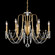 Esmery 6 Light 120V Chandelier in French Gold with Clear Optic Crystal (168|AR1006N-26O)