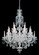 Olde World 25 Light 120V Chandelier in Polished Silver with Clear Radiance Crystal (168|6860-40R)