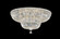 Petit Crystal Deluxe 13 Light 120V Flush Mount in Polished Silver with Clear Radiance Crystal (168|5895-40R)