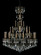 Milano 28 Light 120V Chandelier in Heirloom Bronze with Clear Radiance Crystal (168|5688-76R)