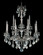 Milano 12 Light 120V Chandelier in Florentine Bronze with Clear Radiance Crystal (168|5683-83R)