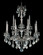 Milano 12 Light 120V Chandelier in Antique Silver with Clear Radiance Crystal (168|5683-48R)