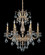 Milano 6 Light 120V Chandelier in Parchment Gold with Clear Radiance Crystal (168|5676-27R)
