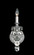Milano 1 Light 120V Wall Sconce in Antique Silver with Clear Radiance Crystal (168|5641-48R)