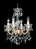 La Scala 4 Light 120V Chandelier in Heirloom Bronze with Clear Radiance Crystal (168|5344-76R)