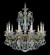 La Scala 10 Light 120V Chandelier in Antique Silver with Clear Radiance Crystal (168|5074-48R)