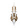 La Scala 1 Light 120V Wall Sconce in Antique Silver with Clear Radiance Crystal (168|5069-48R)