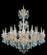 La Scala 24 Light 120V Chandelier in Heirloom Bronze with Clear Radiance Crystal (168|5013-76R)